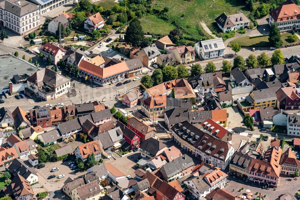 Luftbild Ettenheim - Stadtansicht Ettenheim Ost im Stadtgebiet in Ettenheim im Bundesland Baden-Württemberg, Deutschland