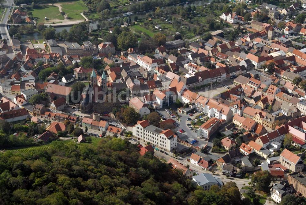 Luftbild Freyburg/Unstrut - Stadtansicht von Freyburg an der Unstrut