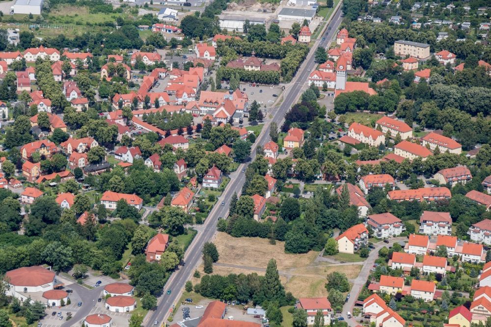 Luftbild Senftenberg - Stadtansicht der Gartenstadt Marga in Senftenberg im Bundesland Brandenburg