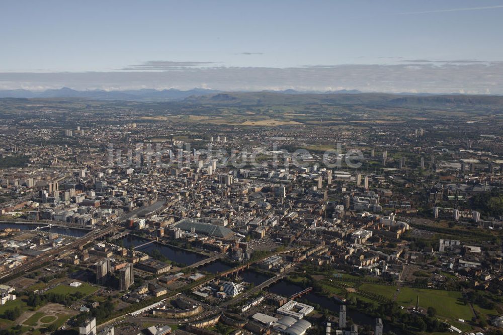 Glasgow aus der Vogelperspektive: Stadtansicht von Glasgow