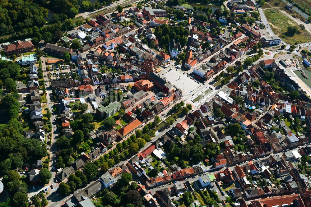 Luftbild Glückstadt - Stadtansicht in Glückstadt im Bundesland Schleswig-Holstein, Deutschland