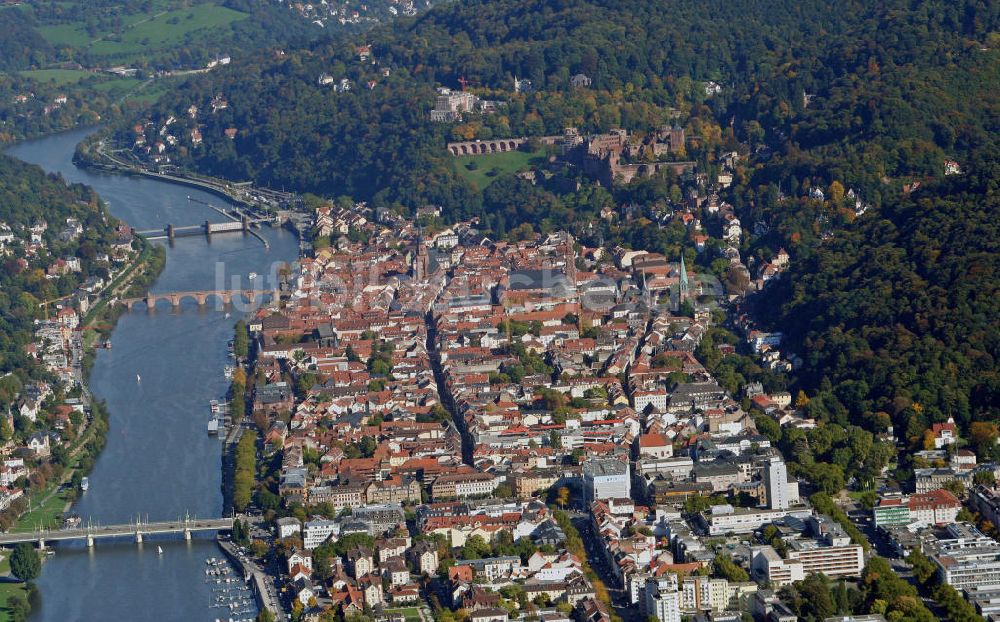 Heidelberg aus der Vogelperspektive: Stadtansicht Heidelberg