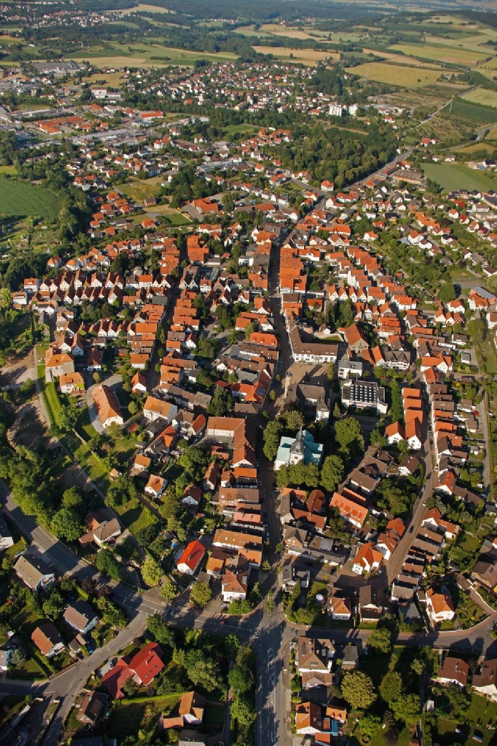 Luftbild Horn-Bad Meinberg - Stadtansicht von Horn-Bad Meinberg im Bundesland Nordrhein-Westfalen