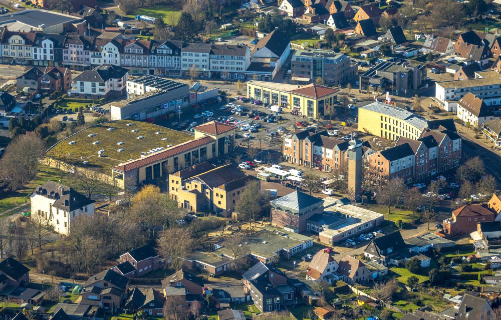 Luftbild Selm - Stadtansicht der Innenstadt in Selm im Bundesland Nordrhein-Westfalen, Deutschland