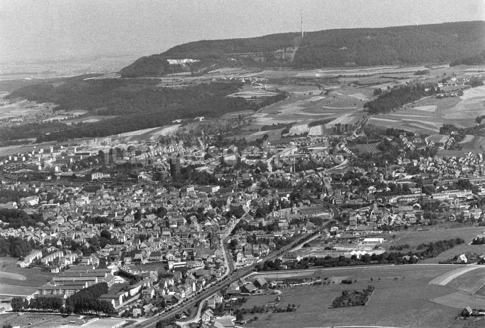 Luftbild Aalen - Stadtansicht vom Innenstadtbereich in Aalen im Bundesland Baden-Württemberg, Deutschland