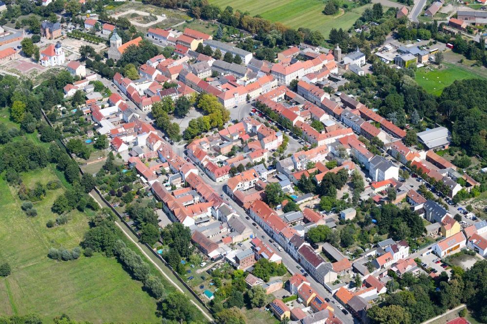 Luftbild Altlandsberg - Stadtansicht vom Innenstadtbereich in Altlandsberg im Bundesland Brandenburg, Deutschland
