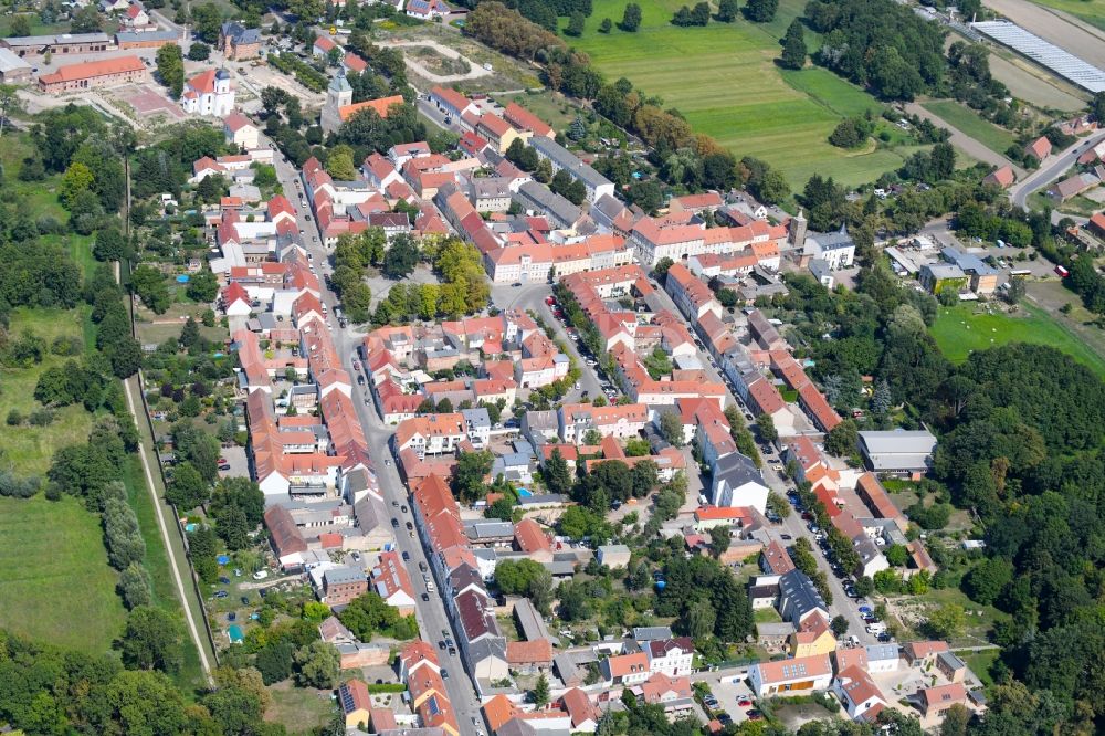 Luftaufnahme Altlandsberg - Stadtansicht vom Innenstadtbereich in Altlandsberg im Bundesland Brandenburg, Deutschland