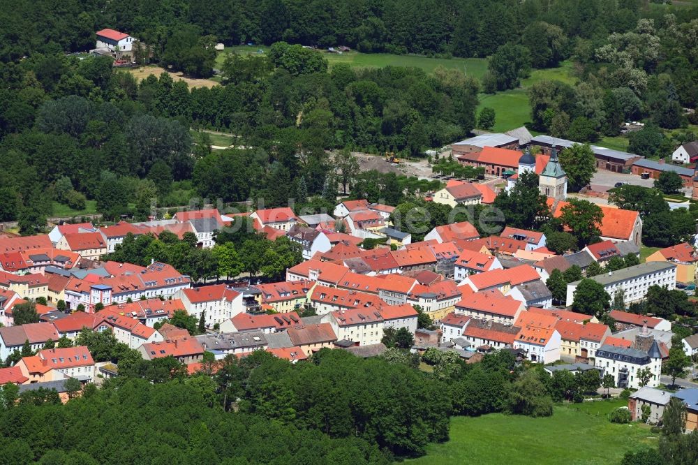 Luftaufnahme Altlandsberg - Stadtansicht vom Innenstadtbereich in Altlandsberg im Bundesland Brandenburg, Deutschland