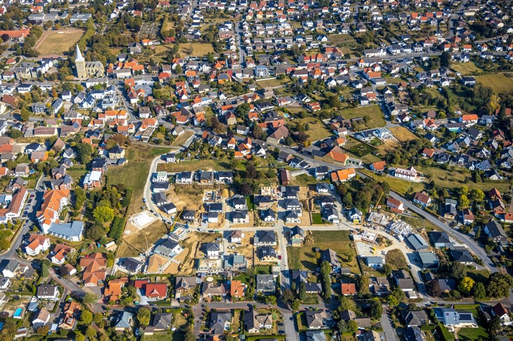 Luftbild Anröchte - Stadtansicht vom Innenstadtbereich in Anröchte im Bundesland Nordrhein-Westfalen, Deutschland