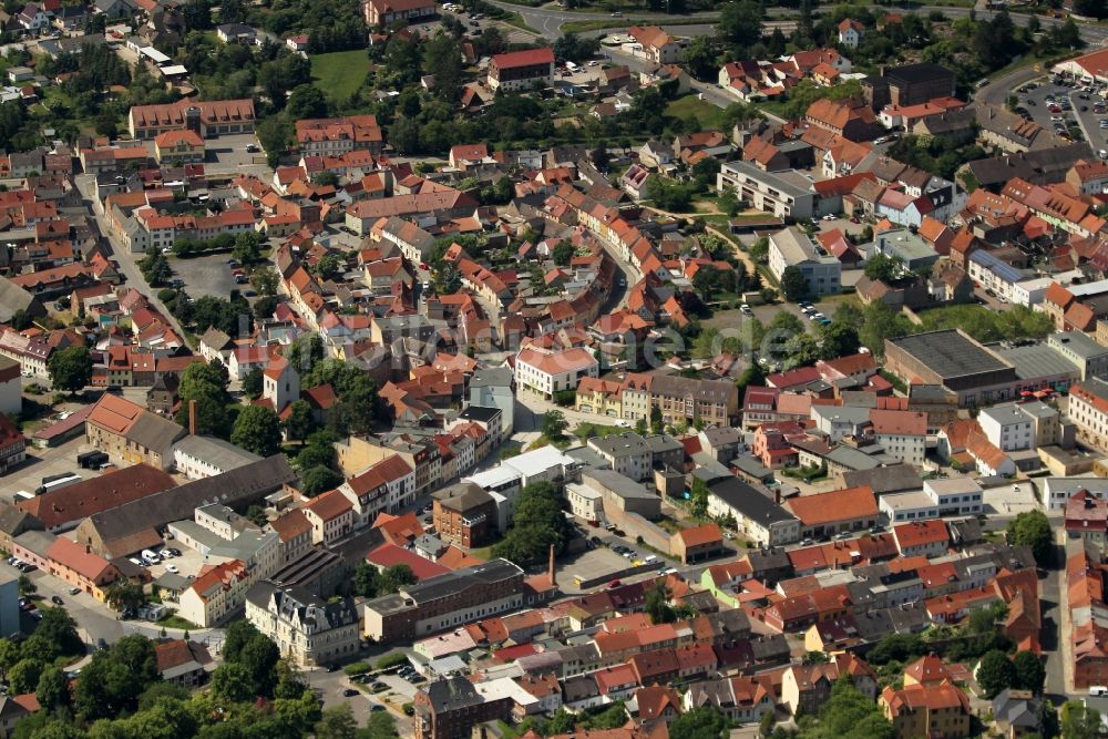 Luftbild Artern/Unstrut - Stadtansicht vom Innenstadtbereich in Artern/Unstrut im Bundesland Thüringen, Deutschland