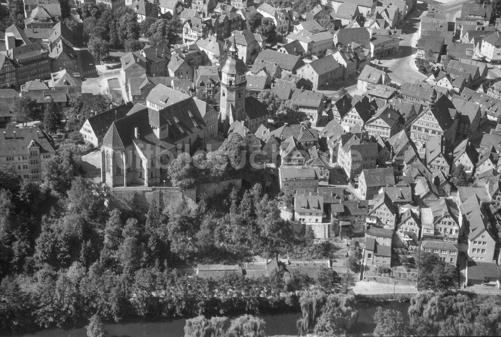 Luftbild Backnang - Stadtansicht vom Innenstadtbereich in Backnang im Bundesland Baden-Württemberg, Deutschland