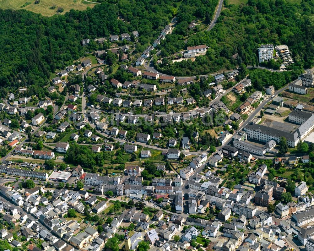 Luftbild Bad Ems - Stadtansicht vom Innenstadtbereich in Bad Ems im Bundesland Rheinland-Pfalz