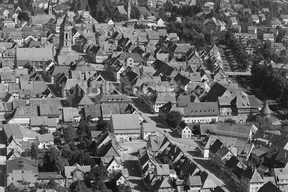 Luftbild Balingen - Stadtansicht vom Innenstadtbereich in Balingen im Bundesland Baden-Württemberg, Deutschland