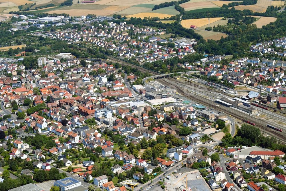 Bebra aus der Vogelperspektive: Stadtansicht vom Innenstadtbereich in Bebra im Bundesland Hessen, Deutschland