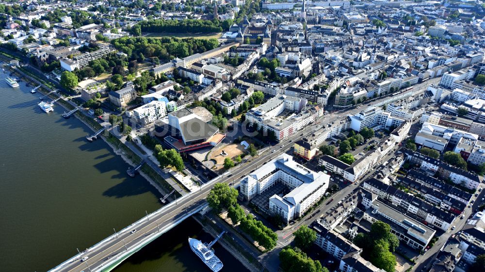 Bonn aus der Vogelperspektive: Stadtansicht vom Innenstadtbereich in Bonn im Bundesland Nordrhein-Westfalen, Deutschland