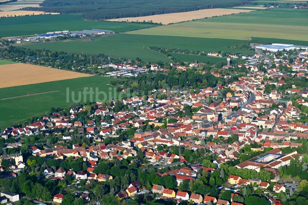 Luftbild Dahme/Mark - Stadtansicht vom Innenstadtbereich in Dahme/Mark im Bundesland Brandenburg, Deutschland