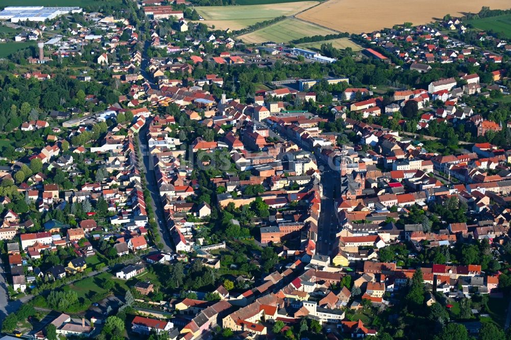 Luftbild Dahme/Mark - Stadtansicht vom Innenstadtbereich in Dahme/Mark im Bundesland Brandenburg, Deutschland