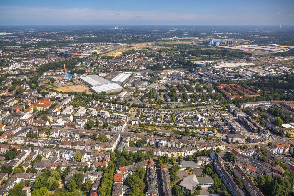 Luftbild Dortmund - Stadtansicht vom Innenstadtbereich in Dortmund im Bundesland Nordrhein-Westfalen, Deutschland
