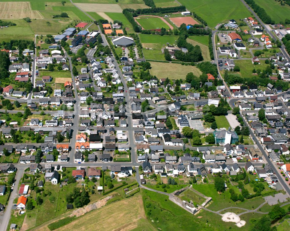 Luftbild Driedorf - Stadtansicht vom Innenstadtbereich in Driedorf im Bundesland Hessen, Deutschland