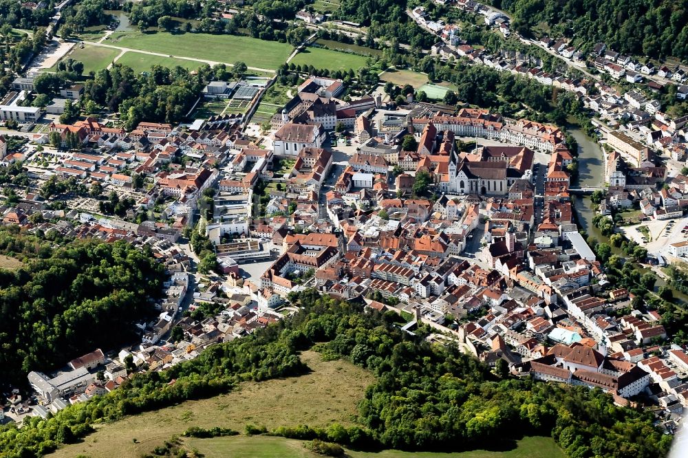 Luftbild Eichstätt - Stadtansicht vom Innenstadtbereich in Eichstätt im Bundesland Bayern