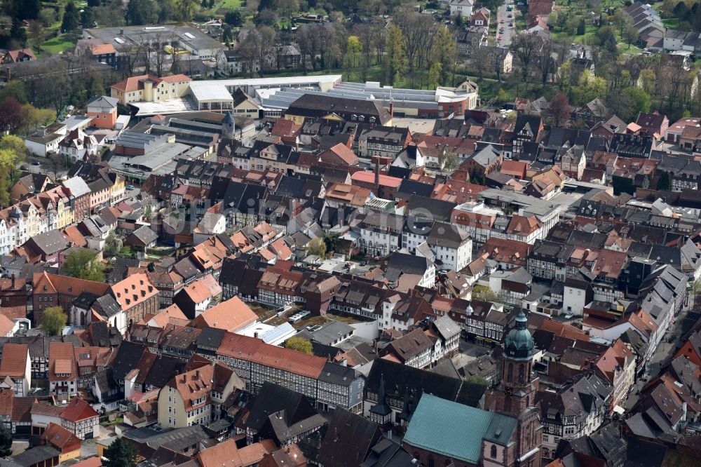Einbeck aus der Vogelperspektive: Stadtansicht vom Innenstadtbereich in Einbeck im Bundesland Niedersachsen
