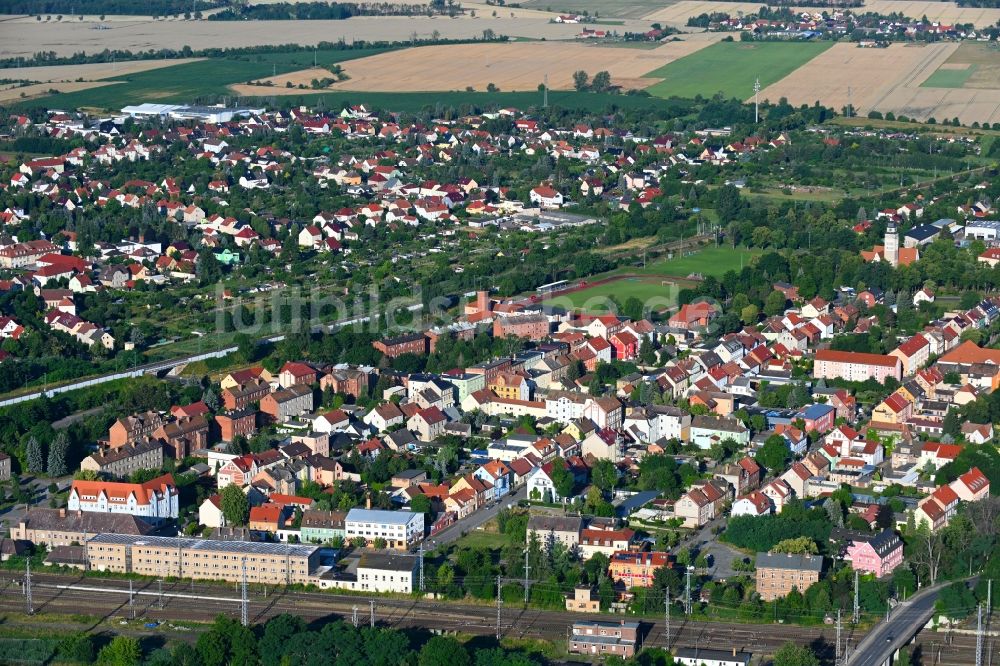 Luftbild Falkenberg/Elster - Stadtansicht vom Innenstadtbereich in Falkenberg/Elster im Bundesland Brandenburg, Deutschland