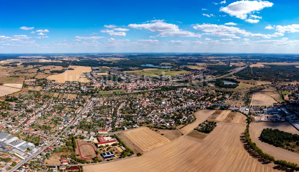 Luftbild Falkenberg/Elster - Stadtansicht vom Innenstadtbereich in Falkenberg/Elster im Bundesland Brandenburg, Deutschland