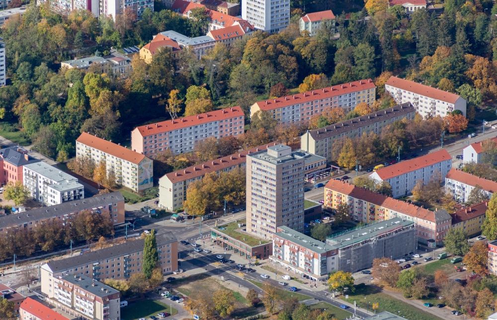 Luftbild Frankfurt (Oder) - Stadtansicht vom Innenstadtbereich von Frankfurt (Oder) im Bundesland Brandenburg, Deutschland
