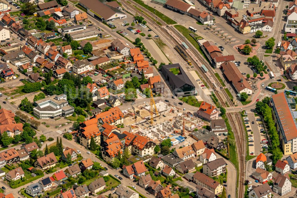 Luftaufnahme Freudenstadt - Stadtansicht vom Innenstadtbereich in Freudenstadt im Bundesland Baden-Württemberg, Deutschland