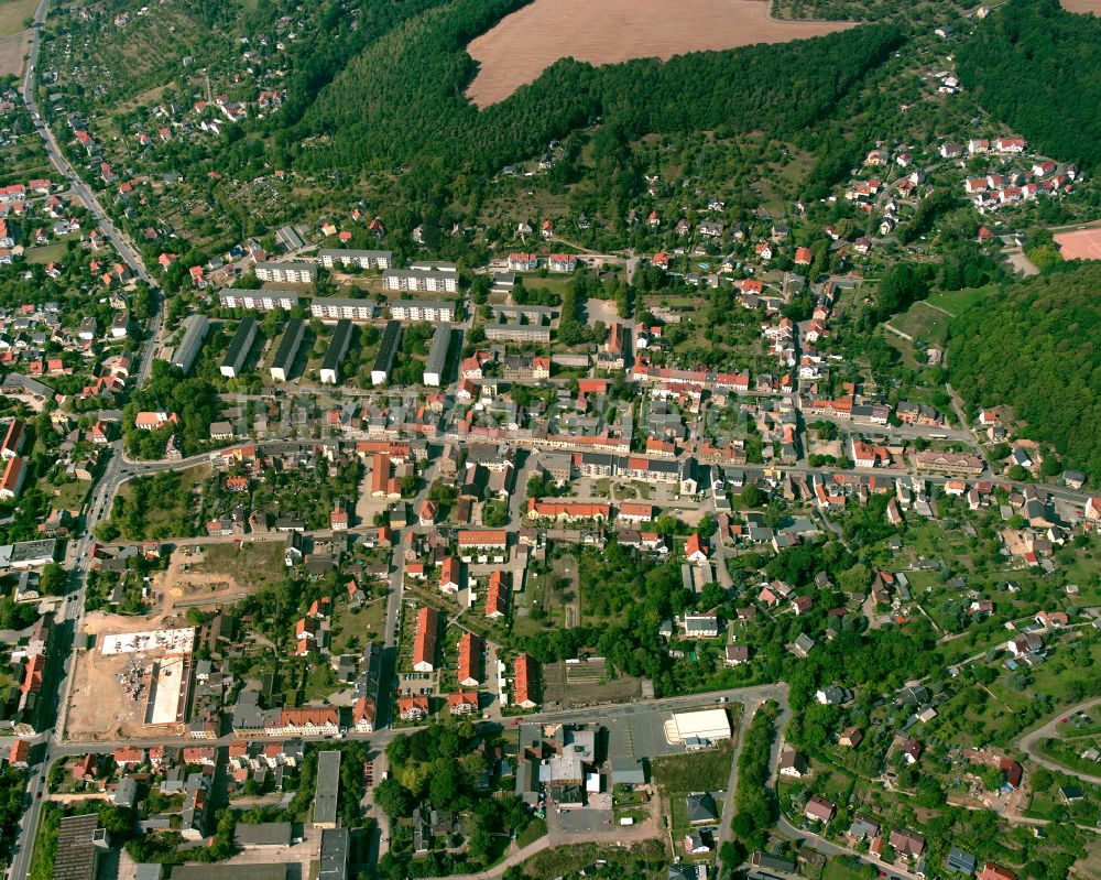 Luftaufnahme Gera - Stadtansicht vom Innenstadtbereich in Gera im Bundesland Thüringen, Deutschland