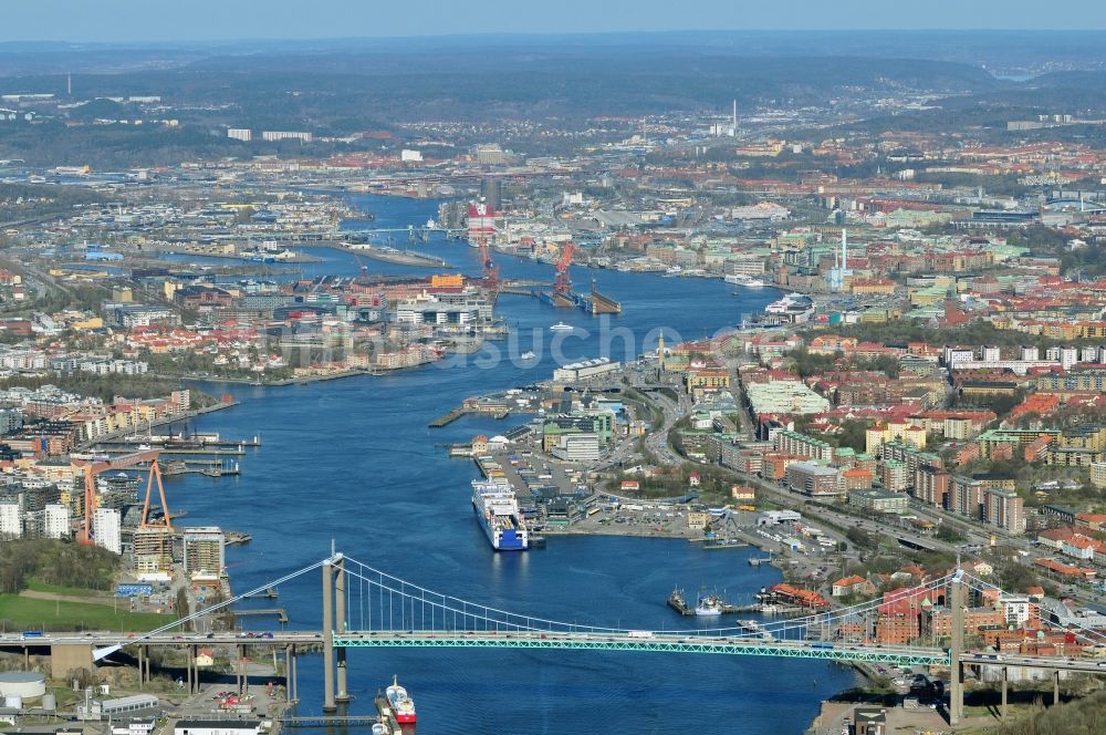 Luftaufnahme Göteborg - Stadtansicht vom Innenstadtbereich in Göteborg in Schweden