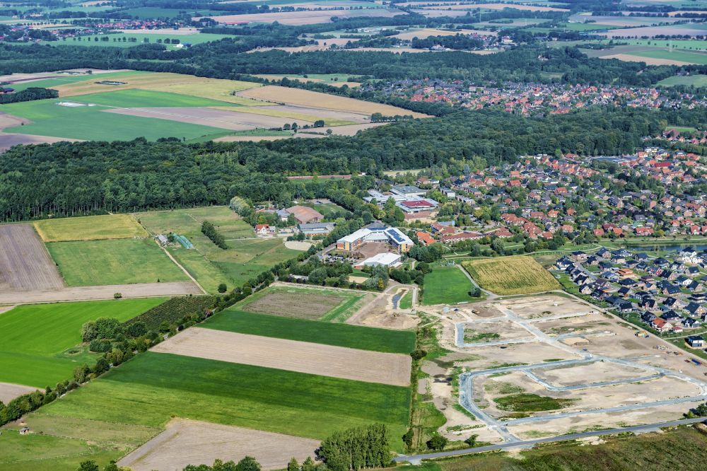 Luftbild Harsefeld - Stadtansicht vom Innenstadtbereich in Harsefeld im Bundesland Niedersachsen, Deutschland
