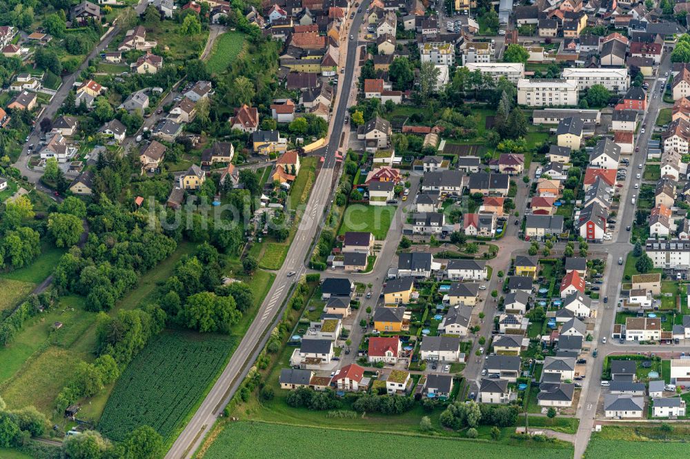 Herbolzheim aus der Vogelperspektive: Stadtansicht vom Innenstadtbereich in Herbolzheim im Bundesland Baden-Württemberg, Deutschland
