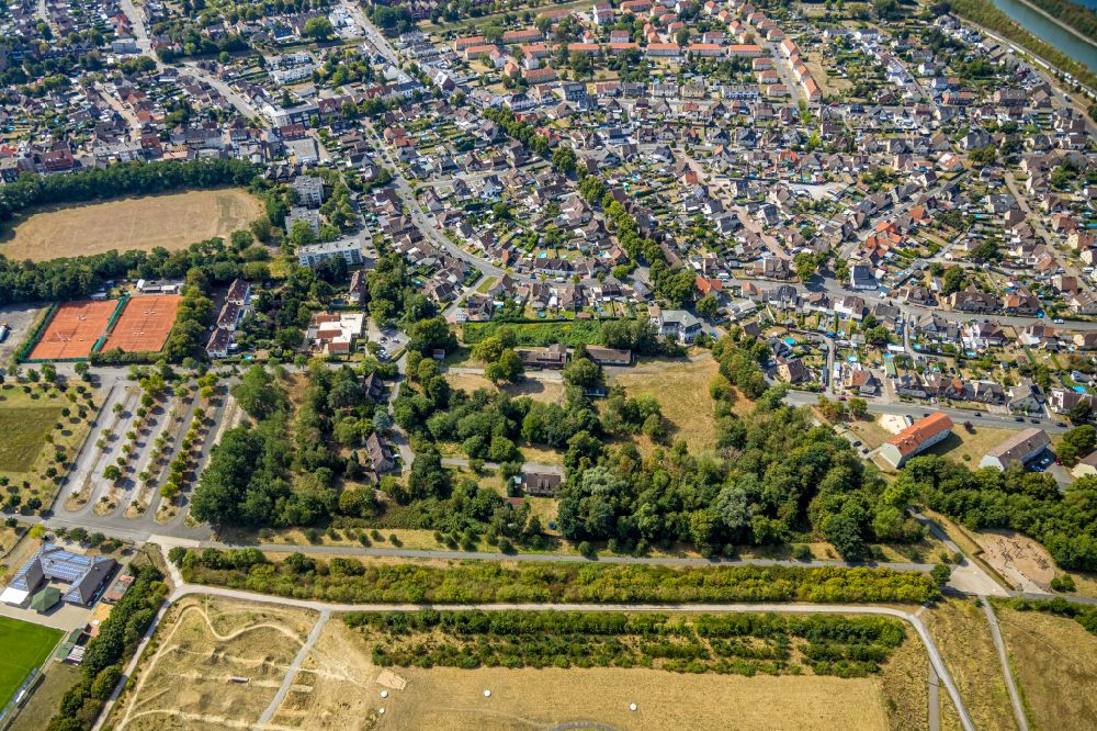 Luftaufnahme Herringen - Stadtansicht vom Innenstadtbereich in Herringen im Bundesland Nordrhein-Westfalen, Deutschland