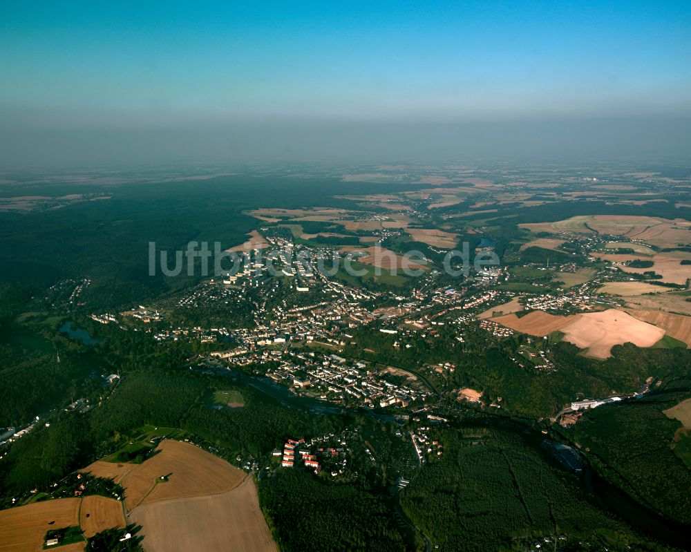 Irchwitz aus der Vogelperspektive: Stadtansicht vom Innenstadtbereich in Irchwitz im Bundesland Thüringen, Deutschland