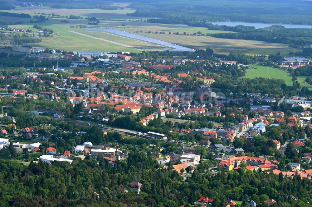 Luftbild Kamenz - Stadtansicht vom Innenstadtbereich in Kamenz im Bundesland Sachsen, Deutschland