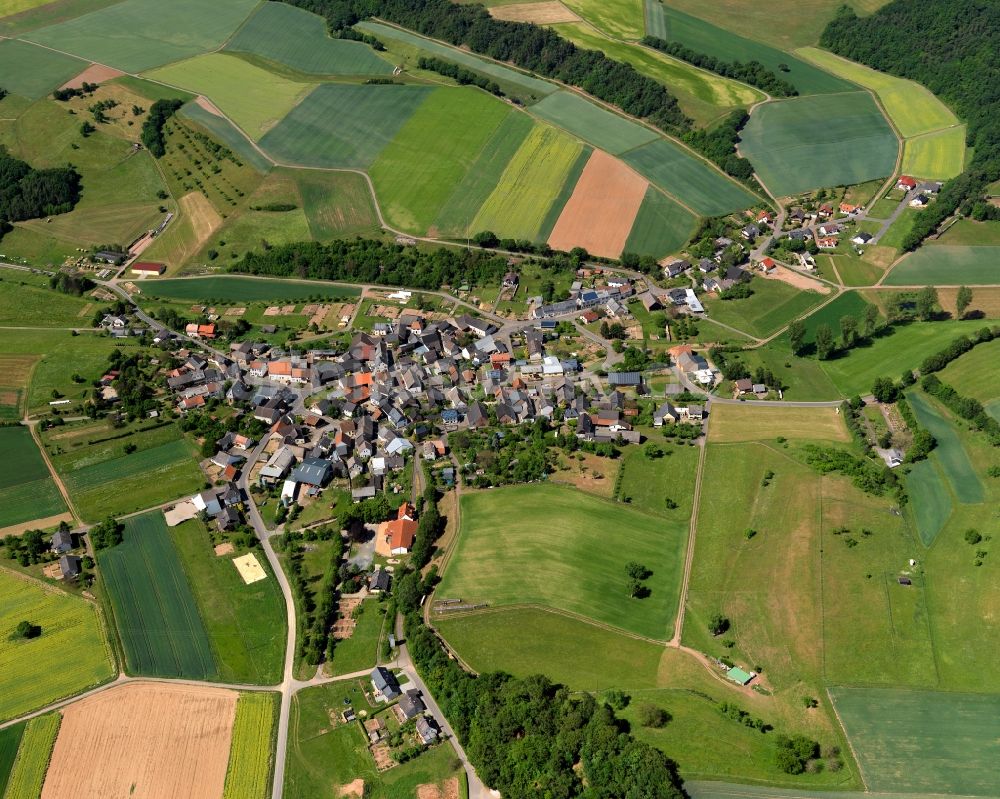 Limbach von oben - Stadtansicht vom Innenstadtbereich in Limbach im Bundesland Rheinland-Pfalz