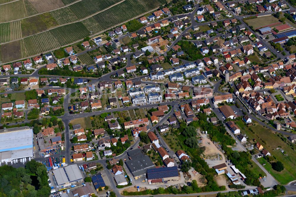 Luftaufnahme Mainmühle - Stadtansicht vom Innenstadtbereich in Mainmühle im Bundesland Bayern, Deutschland