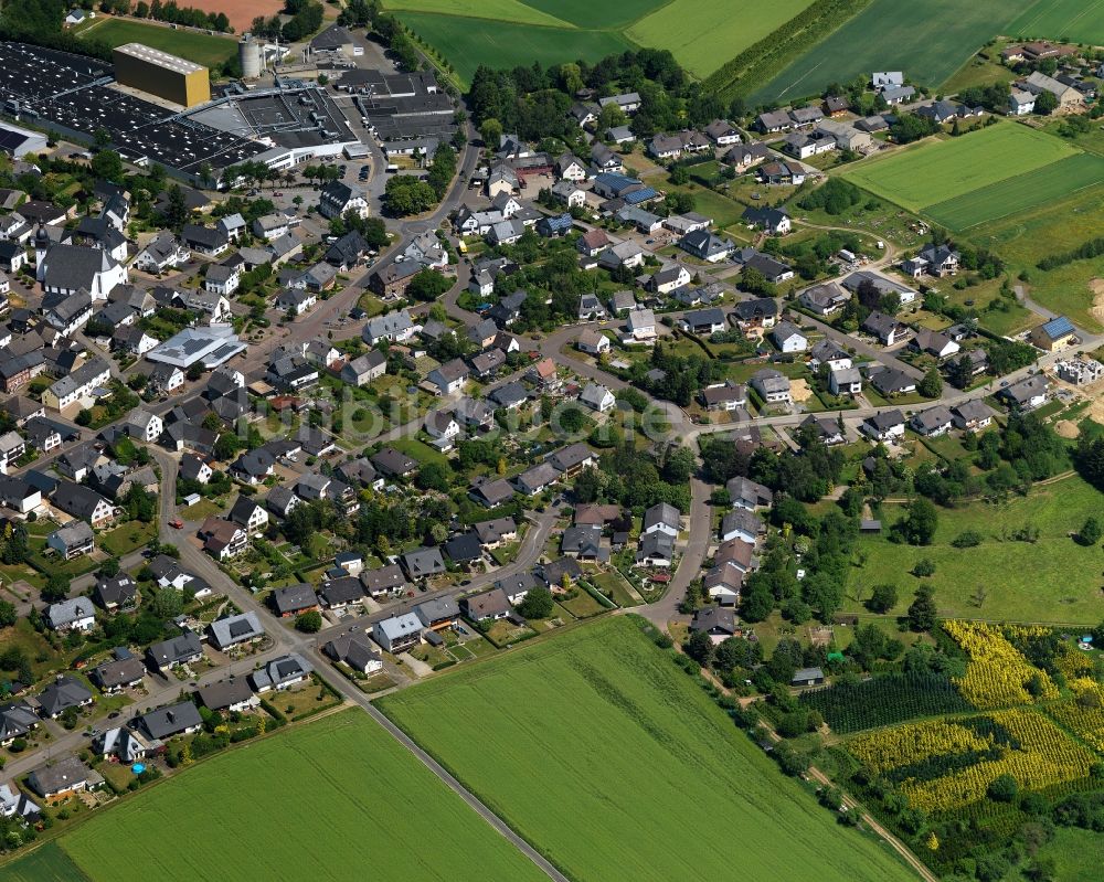 Luftaufnahme Mastershausen - Stadtansicht vom Innenstadtbereich in Mastershausen im Bundesland Rheinland-Pfalz