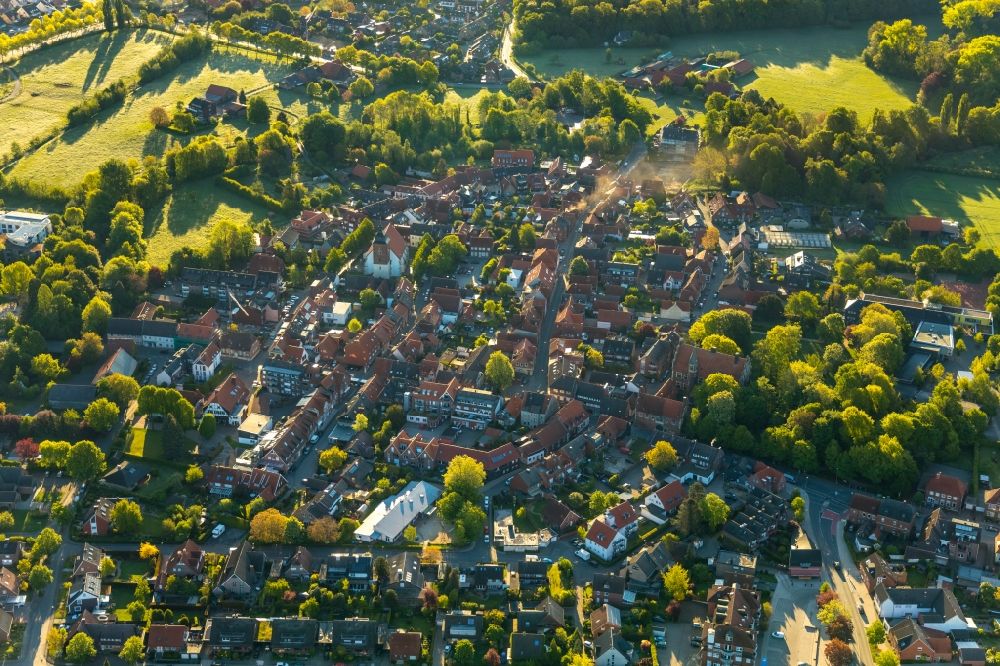 Luftbild Münster - Stadtansicht vom Innenstadtbereich in Münster im Bundesland Nordrhein-Westfalen, Deutschland