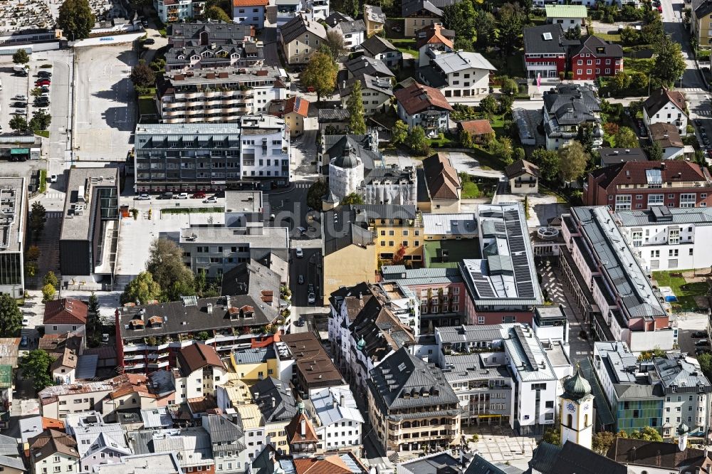 Luftbild Morsbach - Stadtansicht vom Innenstadtbereich in Morsbach in Tirol, Österreich
