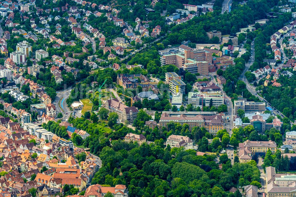 Luftaufnahme Tübingen - Stadtansicht vom Innenstadtbereich Nordstadt in Tübingen im Bundesland Baden-Württemberg, Deutschland