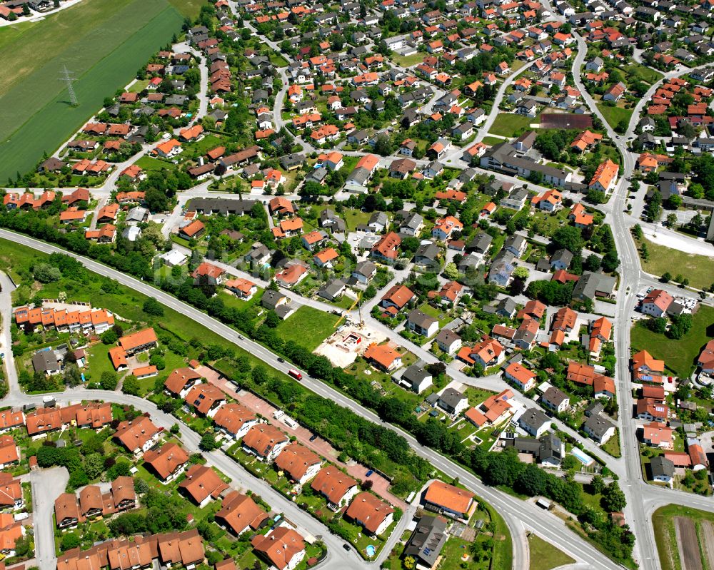 Luftbild Oberemmerting - Stadtansicht vom Innenstadtbereich in Oberemmerting im Bundesland Bayern, Deutschland