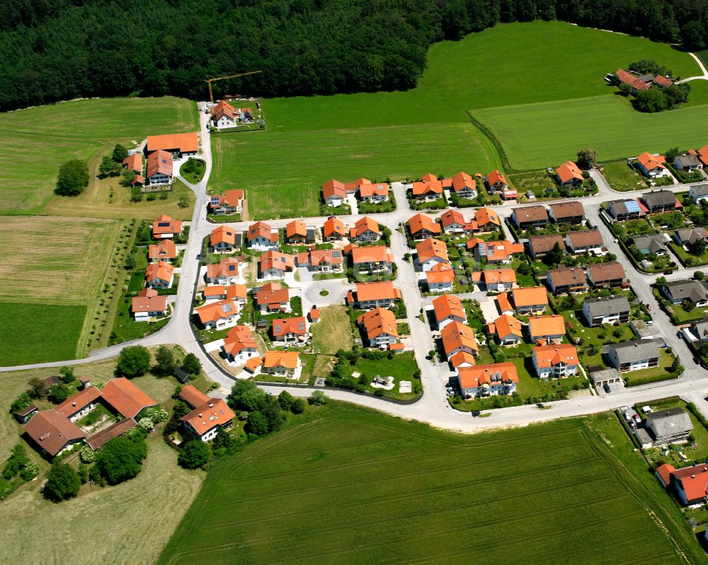 Luftbild Öd - Stadtansicht vom Innenstadtbereich in Öd im Bundesland Bayern, Deutschland