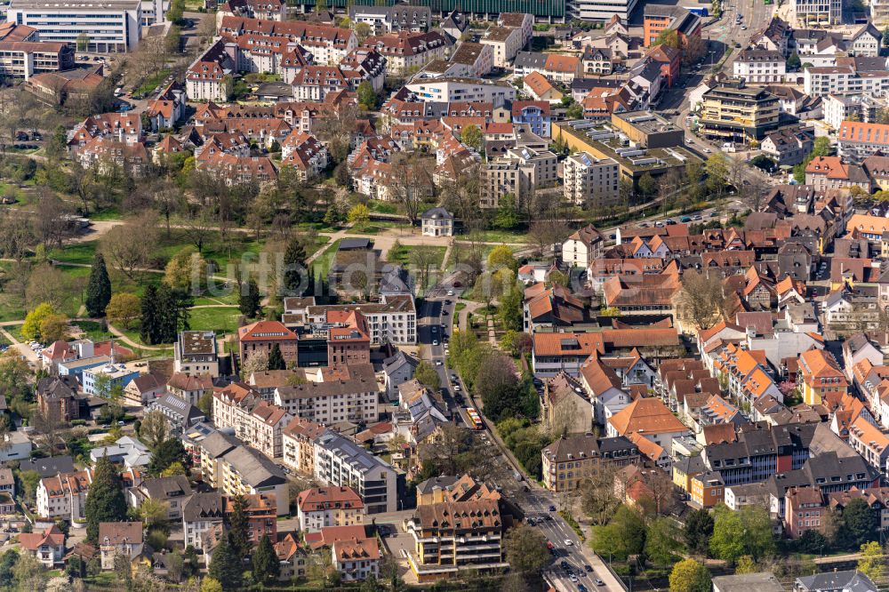 Luftaufnahme Offenburg - Stadtansicht vom Innenstadtbereich in Offenburg im Bundesland Baden-Württemberg, Deutschland