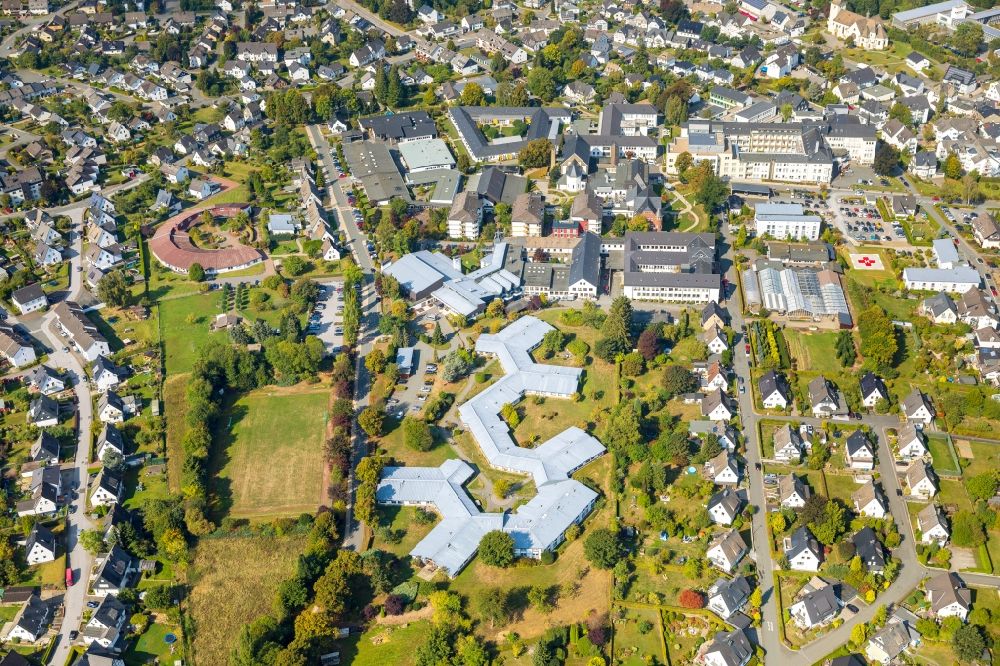 Luftbild Olsberg - Stadtansicht vom Innenstadtbereich in Olsberg im Bundesland Nordrhein-Westfalen, Deutschland