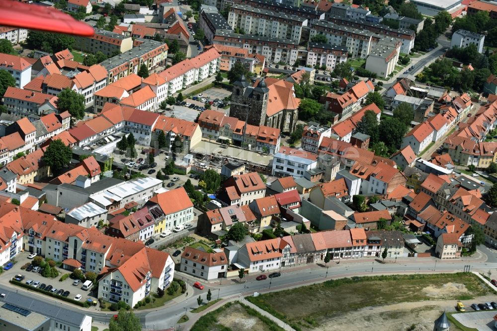 Luftbild Oschersleben (Bode) - Stadtansicht vom Innenstadtbereich in Oschersleben (Bode) im Bundesland Sachsen-Anhalt