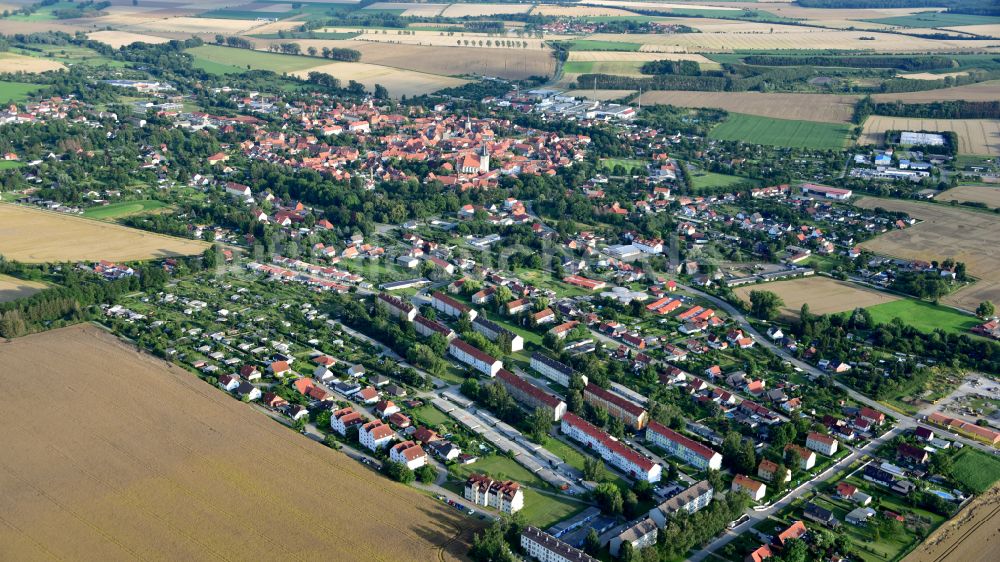 Luftbild Osterwieck - Stadtansicht vom Innenstadtbereich in Osterwieck im Bundesland Sachsen-Anhalt, Deutschland