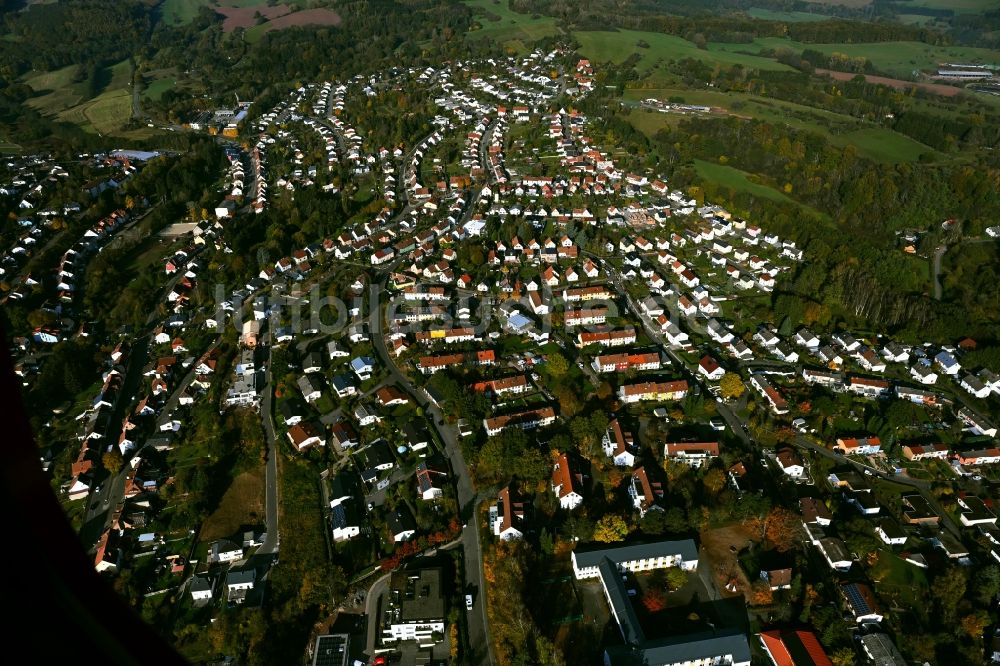 Luftaufnahme Ottweiler - Stadtansicht vom Innenstadtbereich in Ottweiler im Bundesland Saarland, Deutschland