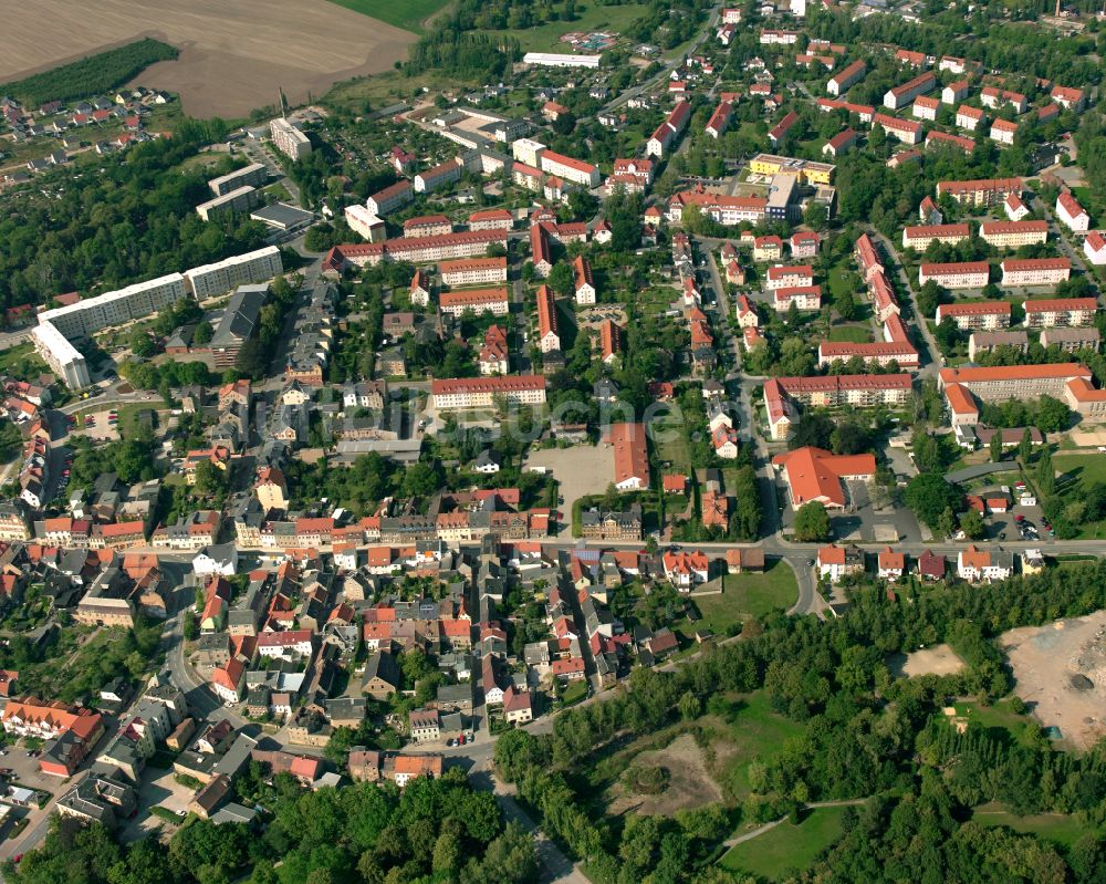 Luftbild Raitzhain - Stadtansicht vom Innenstadtbereich in Raitzhain im Bundesland Thüringen, Deutschland